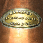 marks view of ear trumpet