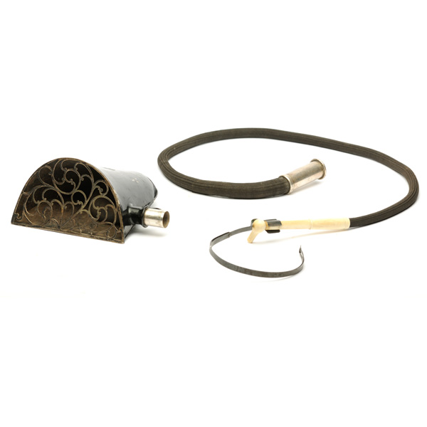 picture shows table top ear trumpet @ EarTrumpets.com