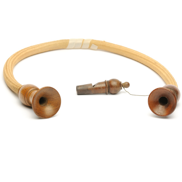 picture shows con tube ear trumpet @ EarTrumpets.com