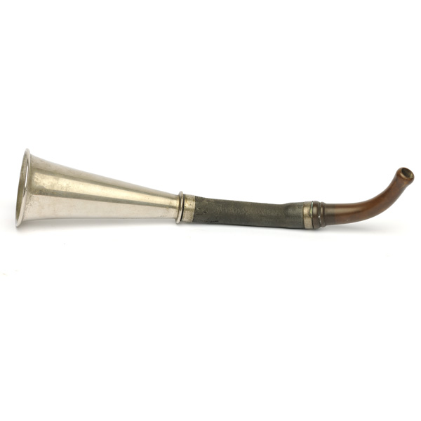 picture shows one piece ear trumpet @ EarTrumpets.com