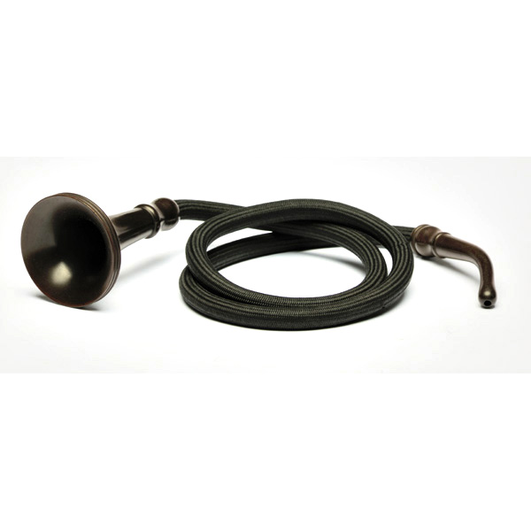 picture shows con tube ear trumpet @ EarTrumpets.com