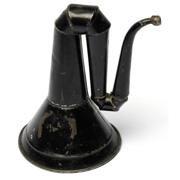 picture shows folded ear trumpet @ EarTrumpets.com