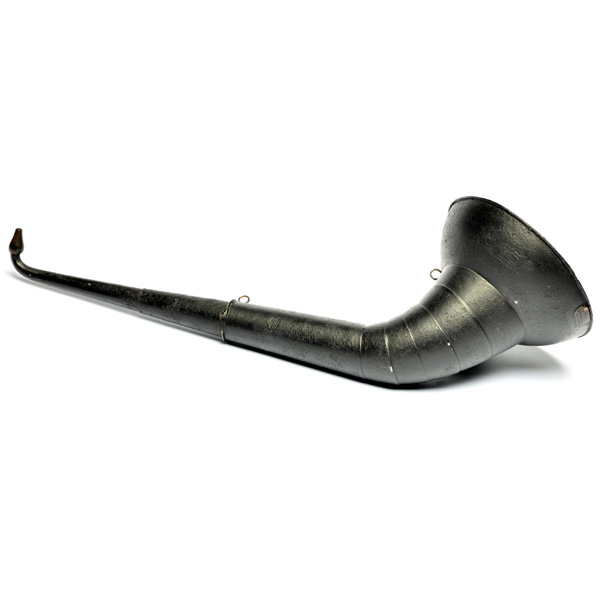 picture shows telescopic 2 pc ear trumpet @ EarTrumpets.com
