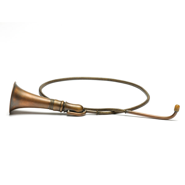 picture shows con tube ear trumpet @ EarTrumpets.com